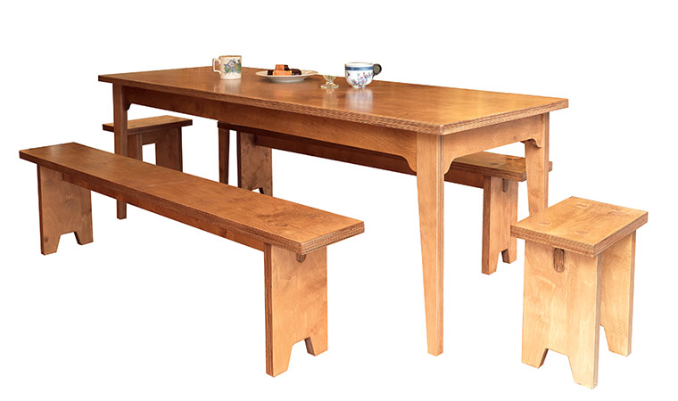 Interiors: rough & ready: Warren Evans furniture