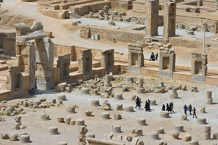 Iran Tourism Push: The ancient persian ruins of Persepolis in Iran