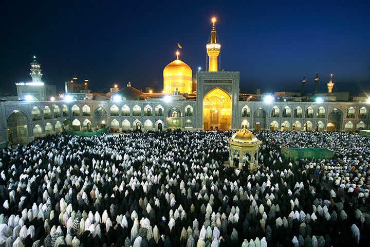 Iran Tourism Push: Evening Prayers at the Shrine of Imam Reza in Mashhad