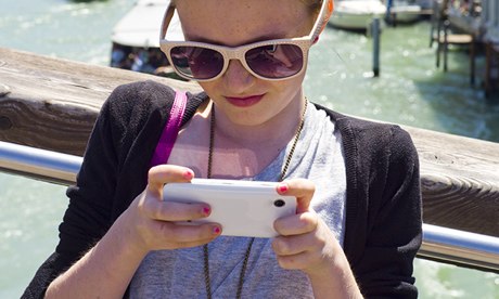 Girl texting