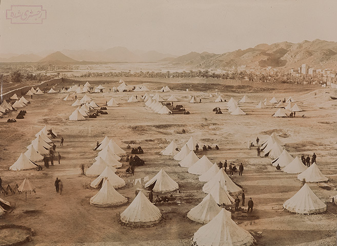 Historic Mecca: Picture of the Tents of the Turks