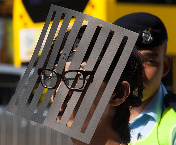 A Lighter Look: Chinese National Day protests