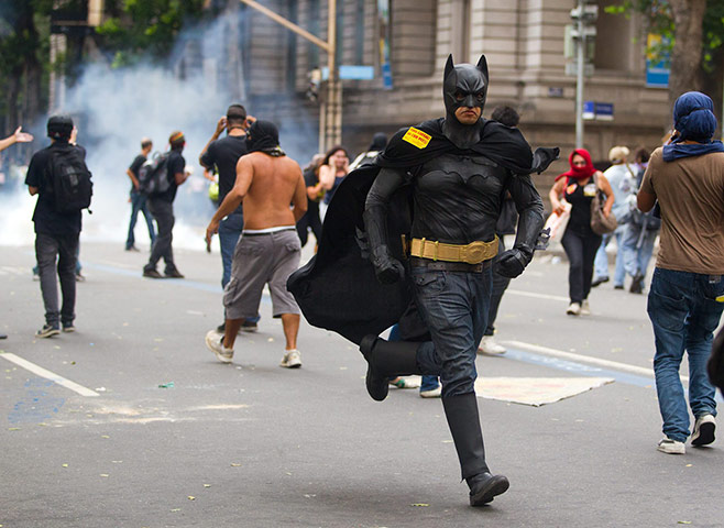 A Lighter Look: Clashes In Rio De Janeiro