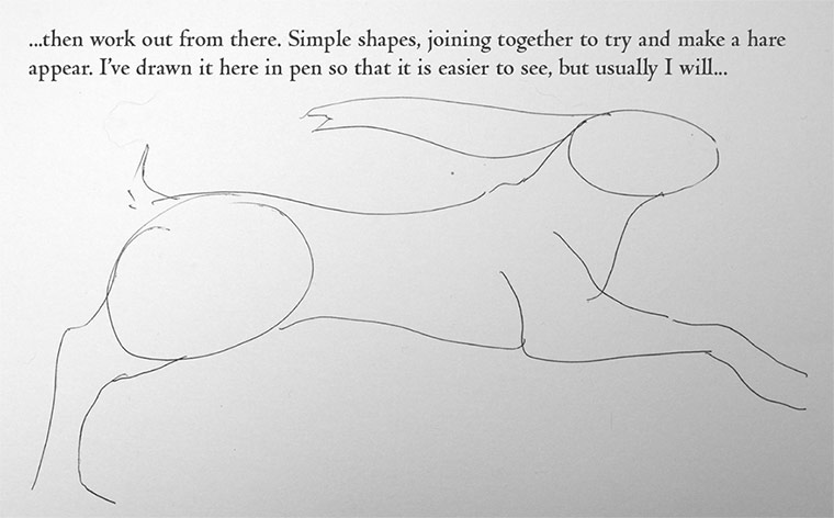 How to draw a hare:  