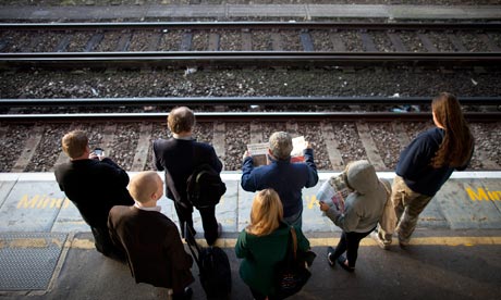 Commuters And Passenger Trains After Announcement U.K Rail Fares May Increase