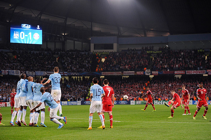 football..: Man City v Bayern Munich