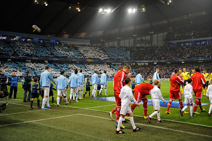 football..: Man City v Bayern Munich