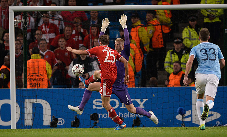 football...: Man City v Bayern Munich