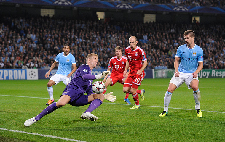 football...: Man City v Bayern Munich