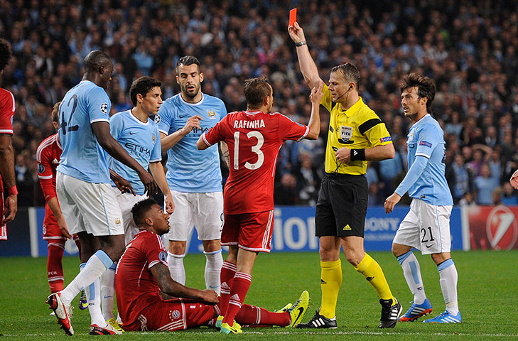 football--: Man City v Bayern Munich