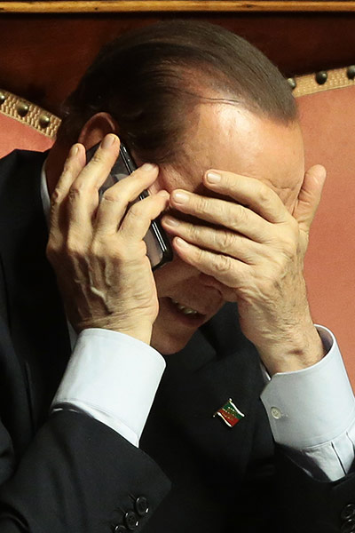 Berlusconi U-Turn: Italy - Politics - Confidence Vote at the Italian Senate