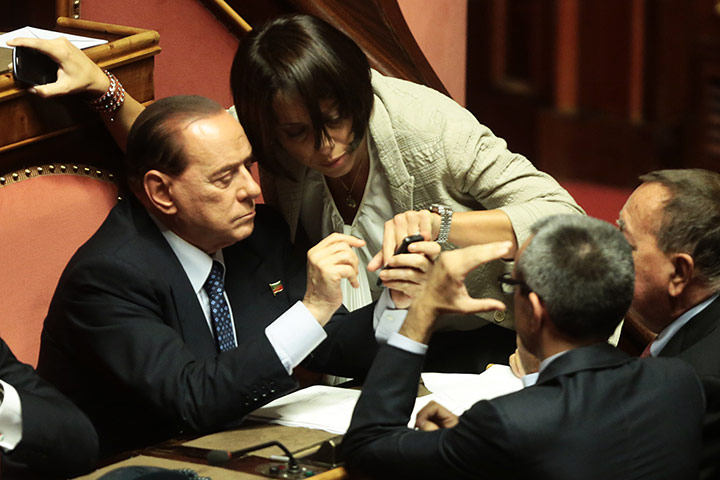 Berlusconi U-Turn: Italy - Politics - Confidence Vote at the Italian Senate