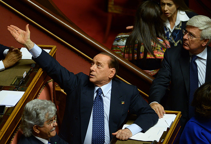 Berlusconi U-Turn: Former Prime Minister and leader of Forz