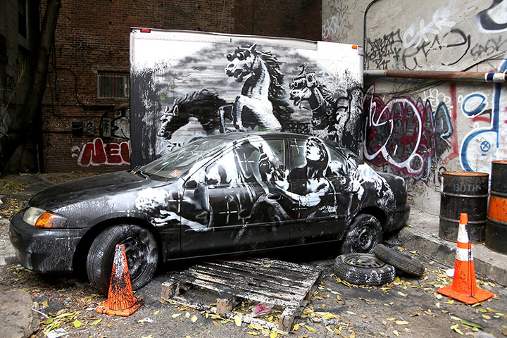 Banksy in New York City: Lower East Side, New York