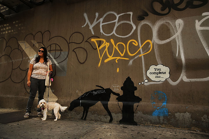 Banksy in New York City: 3 October: Midtown, New York