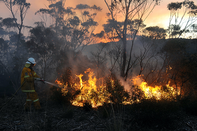 Bushfires monday: Monky Creek Cafe