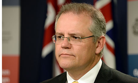 Scott Morrison defends decision to call asylum seekers &#39;illegals&#39; | Australia news | The Guardian - scott-morrison-010