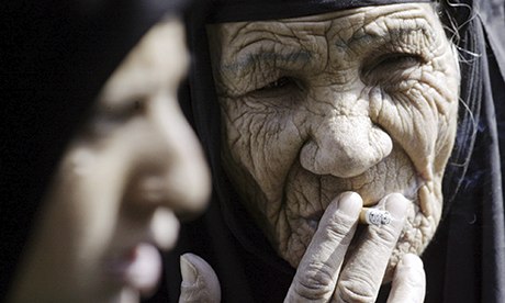 elderly shiite woman