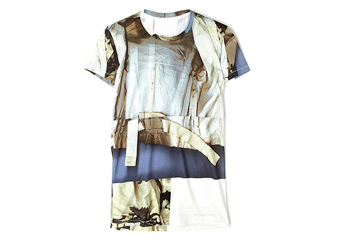 Artistic license: Printed clothes - Acne digital printed t-shirt