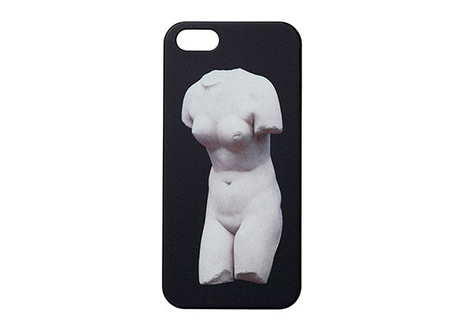 Artistic license: printed clothes - marble bust print phone case by monki