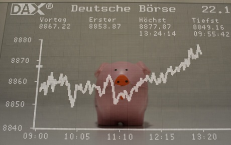 German DAX stock market, October 22 2013