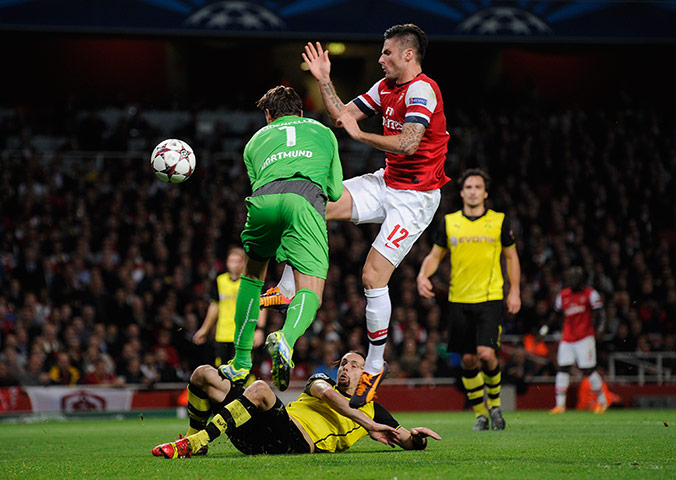 arsenal: Arsenal v Dortmund