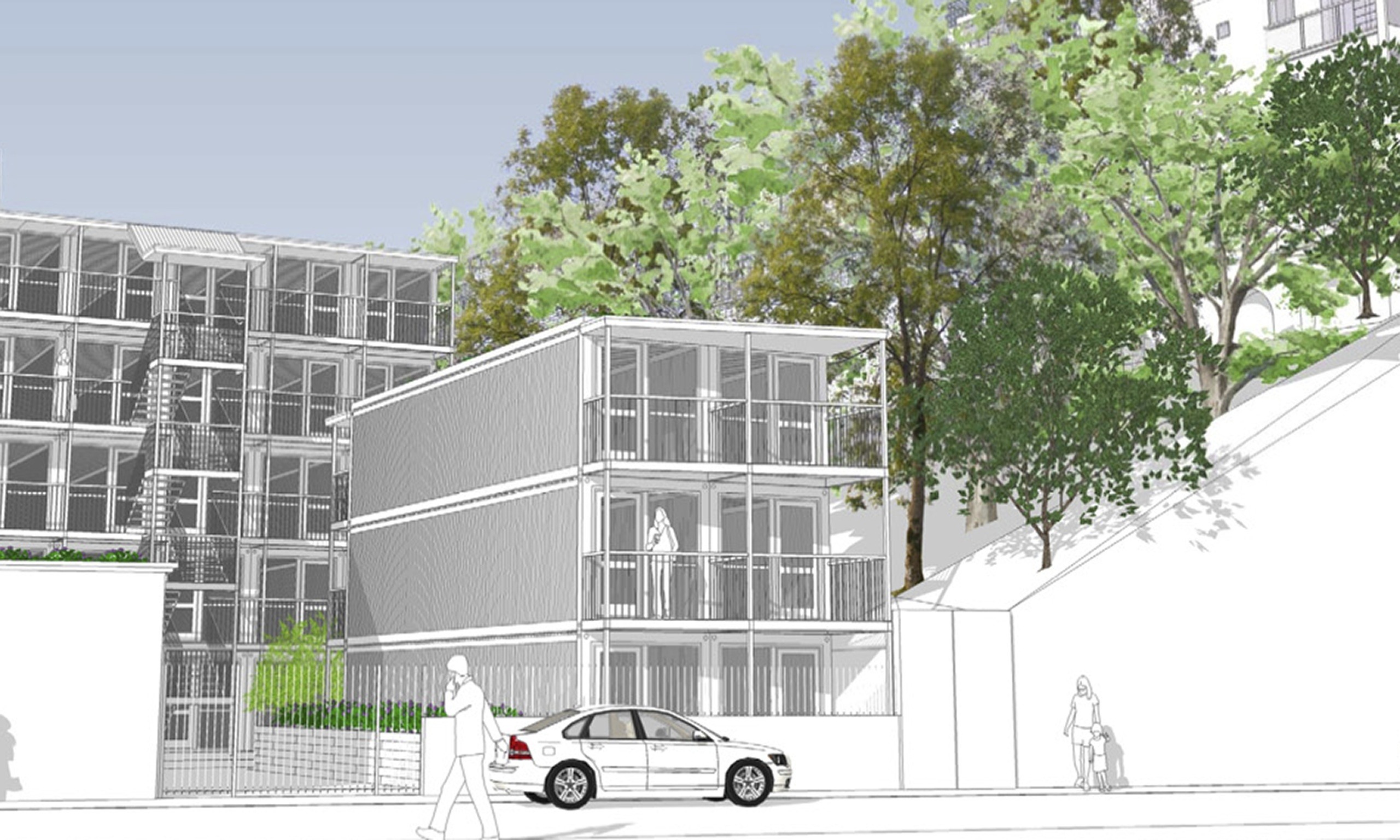 homeless people in shipping containers | Housing Network | The