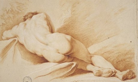 Jacques Dumont le Romain: Nude Man Sleeping, 1742