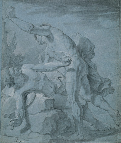 The Male Nude: Hyacinthe Rigaud, Two fighters (undated).