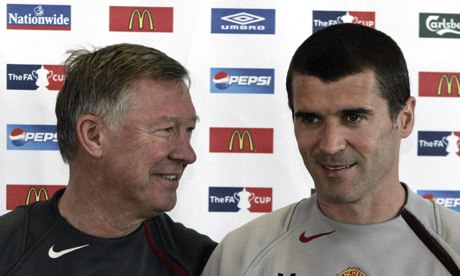 Sir Alex Ferguson and Roy Keane