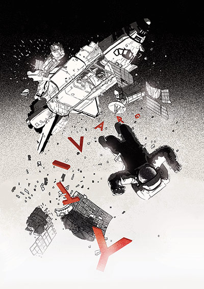 agoodlook2610: Gravity fan poster by Chris Thornley 