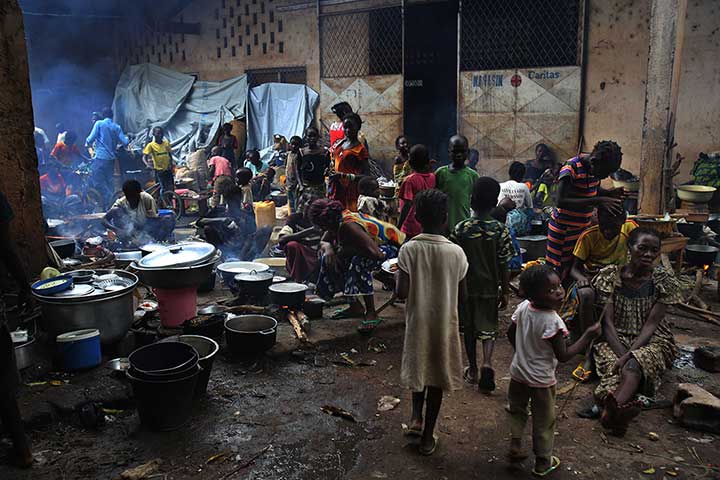 MSF in CAR: Internally displaced people
