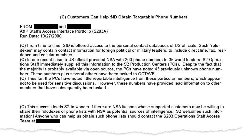 NSA Spy Document SID_800