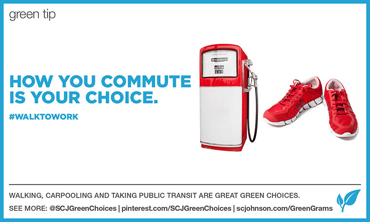 SC Johnson: Petrol pump and trainers