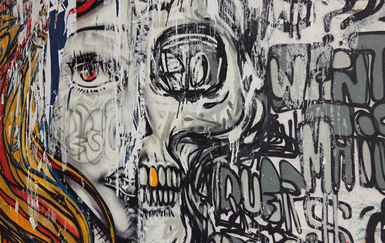 Graffiti: skull graffiti