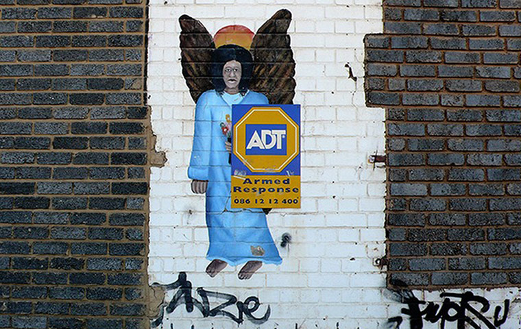 Graffiti: Guardian angel graffiti