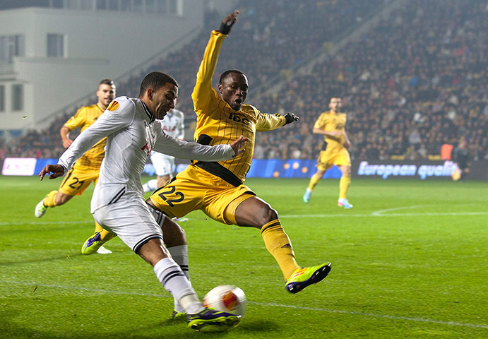 europa league: Djibril Paye and Aaron Lennon