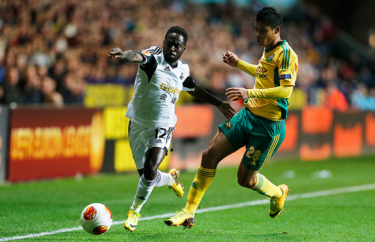 Wigan: Lorenzo Melgarejo and Nathan Dyer