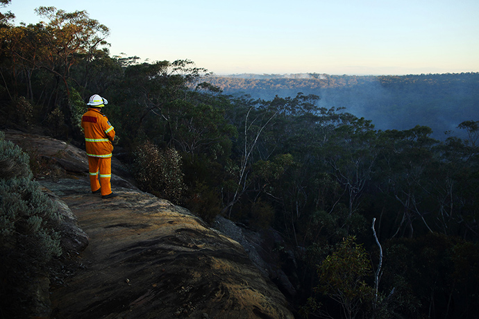 Bushfires : Geoff Booth