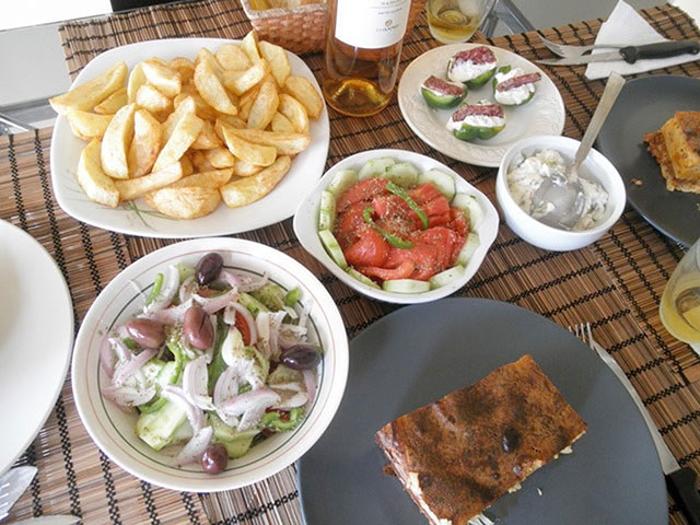 Food origins: Greek dinner