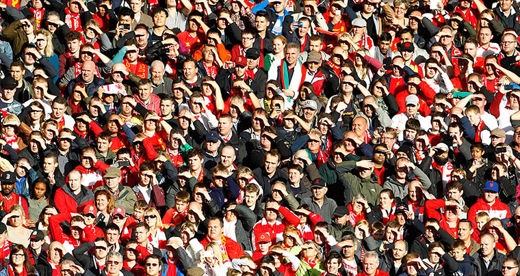 Premier League 5: Liverpool fans enjoying the Autumn sunshine