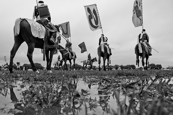 Fukushima horses: The Soma wild horse chase was held in July in Minami Soma city, 40 km away 