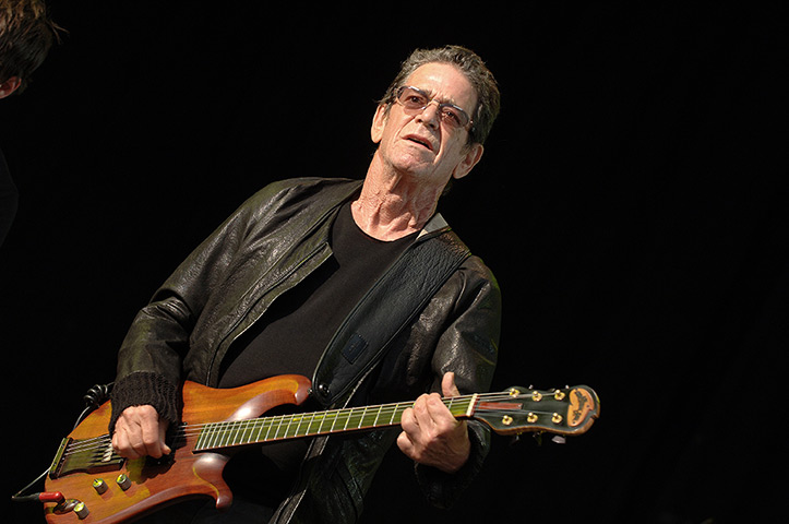 Lou Reed obituary: 2011: Lou Reed at the Hop Farm festival in Paddock Wood, Kent