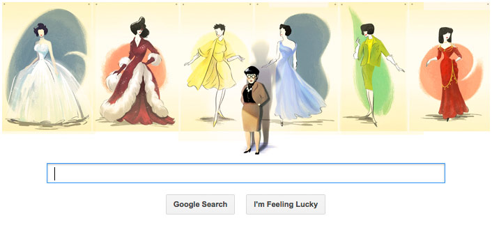 Edith Head: The Edith Head Google doodle