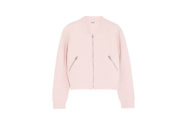 Pink: Pink - light pink bomber jacket by Acne