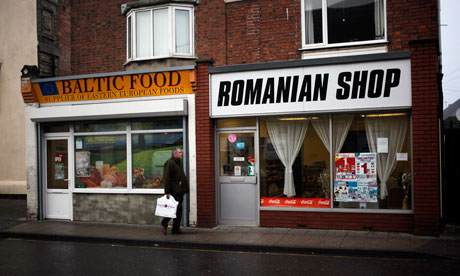 A Romanian shop in Boston, Lincolnshire