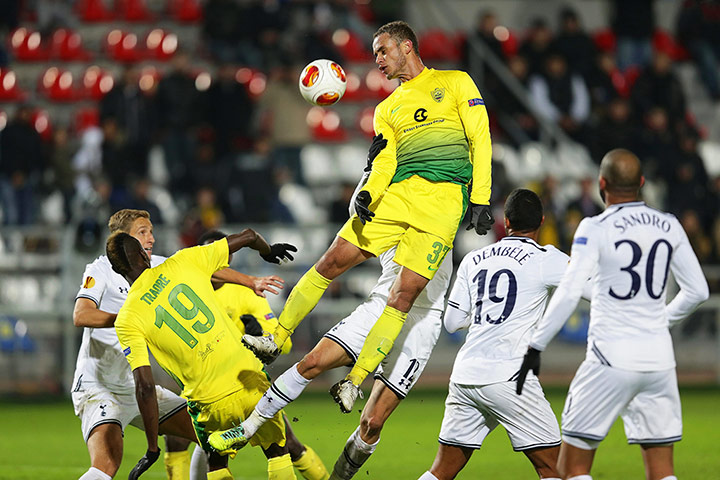 Football: Anji Makhachkala vs Tottenham Hotspur