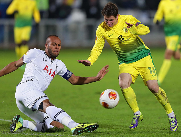 Football: Anji Makhachkala vs Tottenham Hotspur