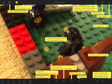 iPhoto has extensive help
