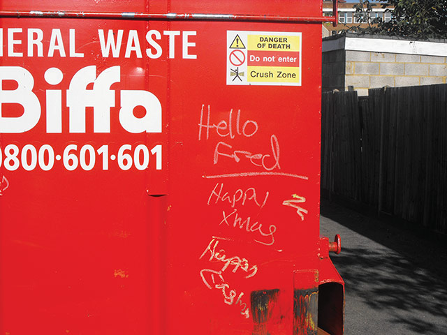 Wanksy: Fred's lovely bin